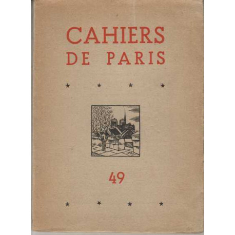 Cahiers de paris 49