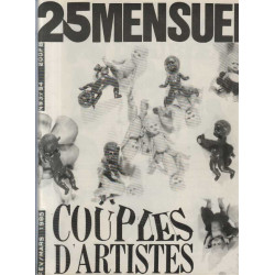 25 mensuel numero 93-94 fev-mars 1985 couples d'artistes