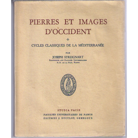Pierres et images d'occident. tome i seul ( un volume de texte + 1...