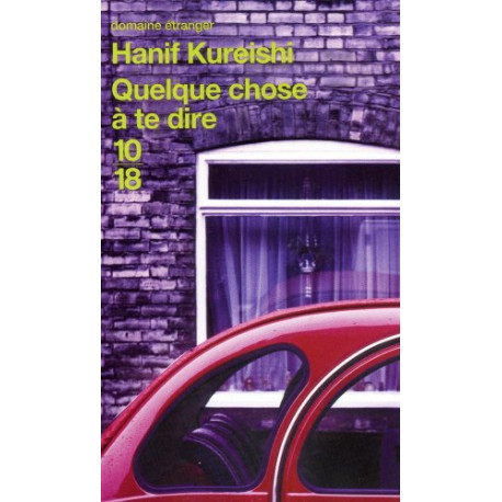 Quelque chose à te dire