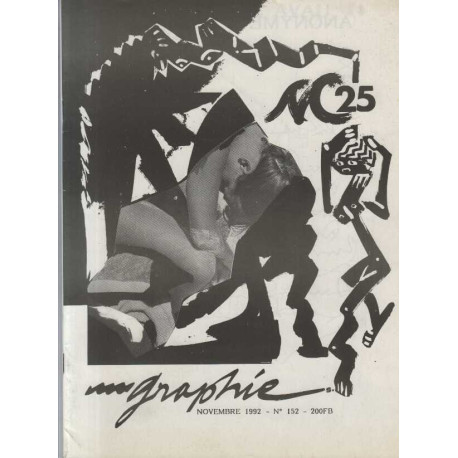 25 mensuel numero 152 novembre 1992 Graphie