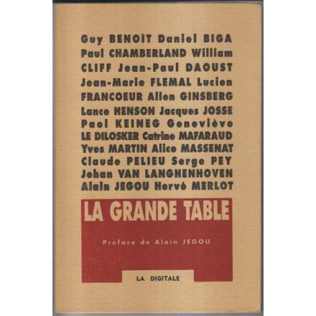 La grande table
