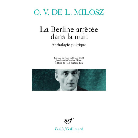 La Berline Arretee Dans La Nuit: Anthologie Poetique (Collection...