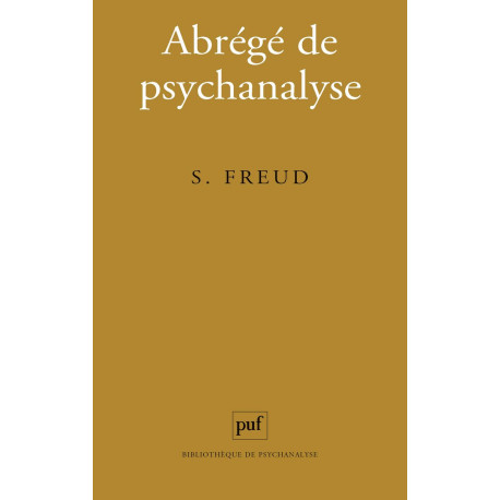 Abrégé de psychanalyse