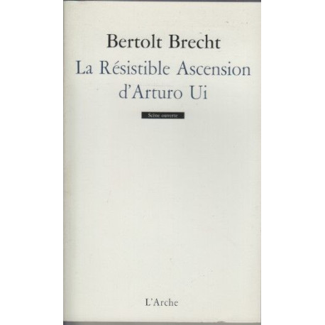 La résistible ascension d'Arturo Ui