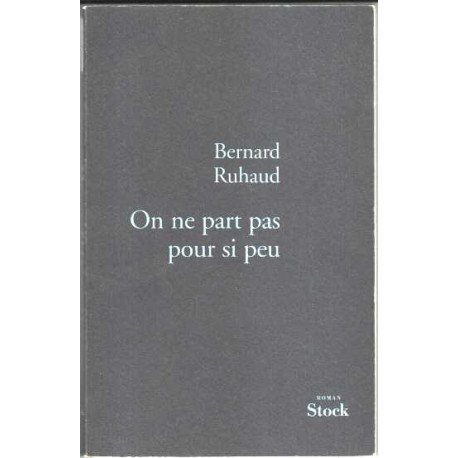 On ne part pas pour si peu