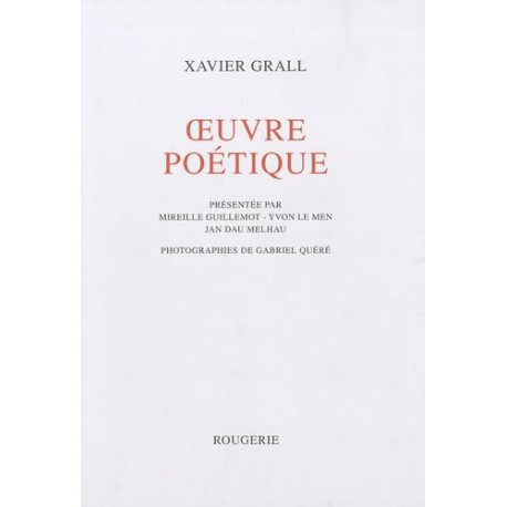 OEUVRE POÉTIQUE