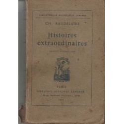 Histoires extraordinaires ( traduit par Charles Baudelaire)