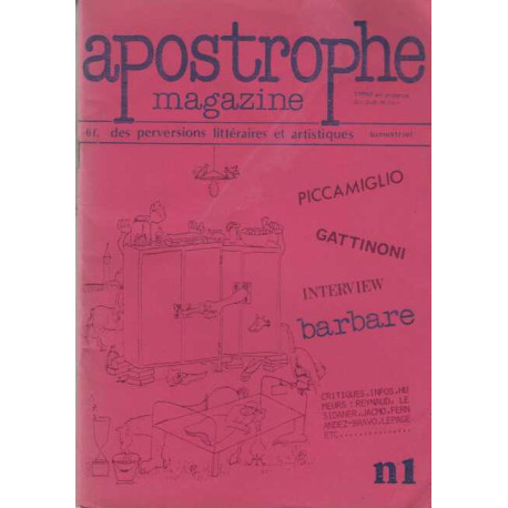 Apostrophe magazine numero 1