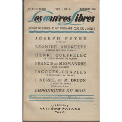 Les oeuvres libres numero 89 octobre 1953