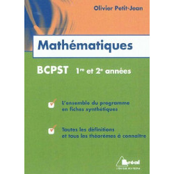 Mathématiques BCPST Première et Deuxième Annee