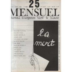 25 mensuel numero 62-63 Juillet Aout 1982 La mort