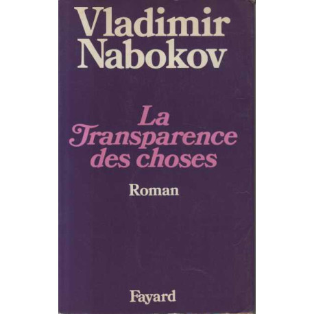La transparence des choses