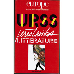 Europe numero 722-723 juin juillet 1989 urss perestroika litterature