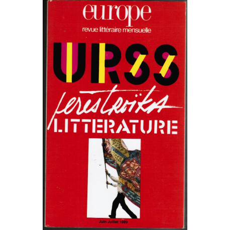 Europe numero 722-723 juin juillet 1989 urss perestroika litterature