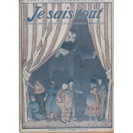 Je sais tout numero 136 15 mars 1917 l'ecole du piston par tristan...