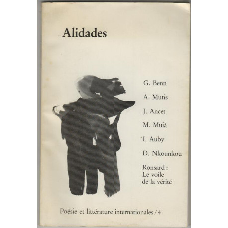 Alidades poesie et litterature internationales numero 4