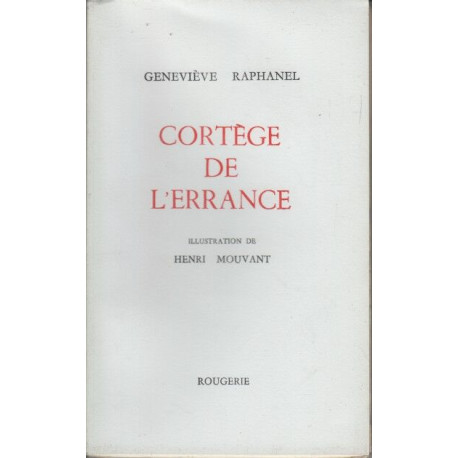 Cortège de l'errance