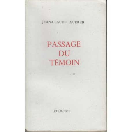 Passage du témoin