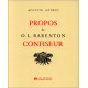 Propos de O.L. Barenton confiseur
