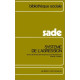Sade systeme de l'agression choix de textes philosophiques