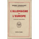 L`Allemagne et l`Europe Allemagne européenne