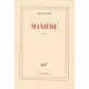 Manière