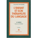 L'enfant et son therapeute du langage