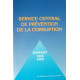 Service central de prevention de la corruption rapport d'activité...