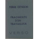 Fragments d'un travailleur