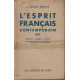 L'esprit francais contemporain 1947